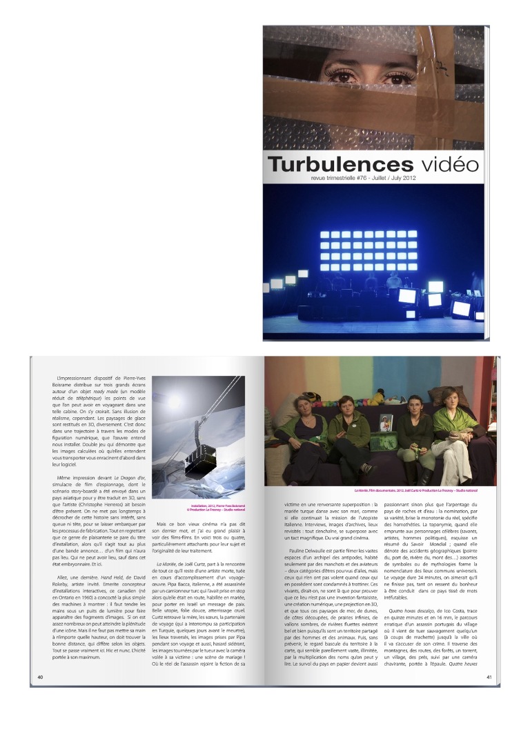 Jean-Paul Fargier - turbulences Video